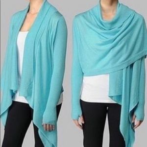 LULULEMON ZEN WRAP WATERFALL CARDIGAN SWEATER
